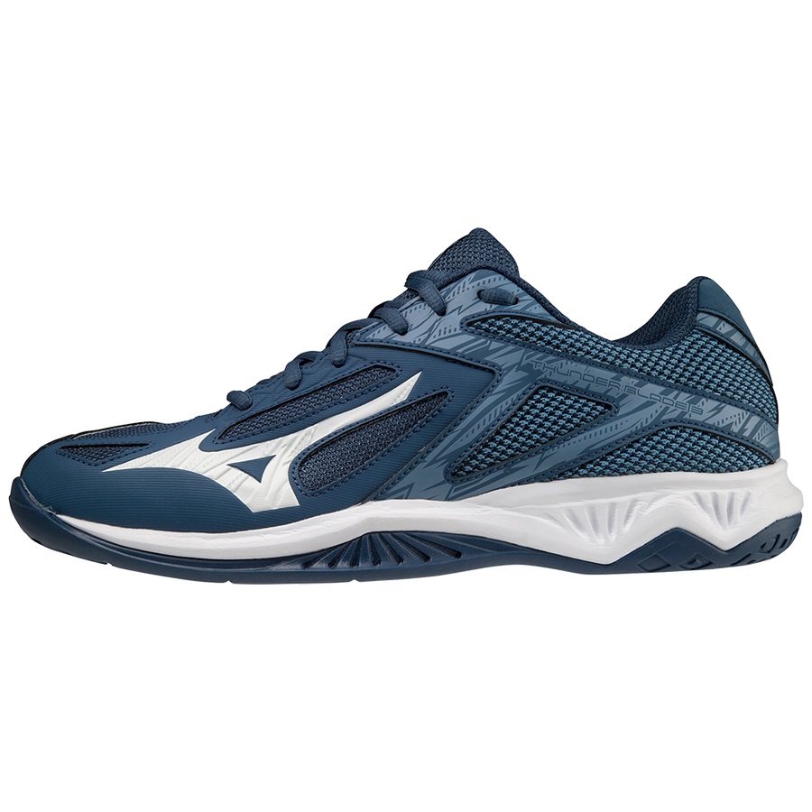 Dark / Lue Men\'s Mizuno Lightning Star Z6 Jr Volleyball Shoes | Philippines-862593