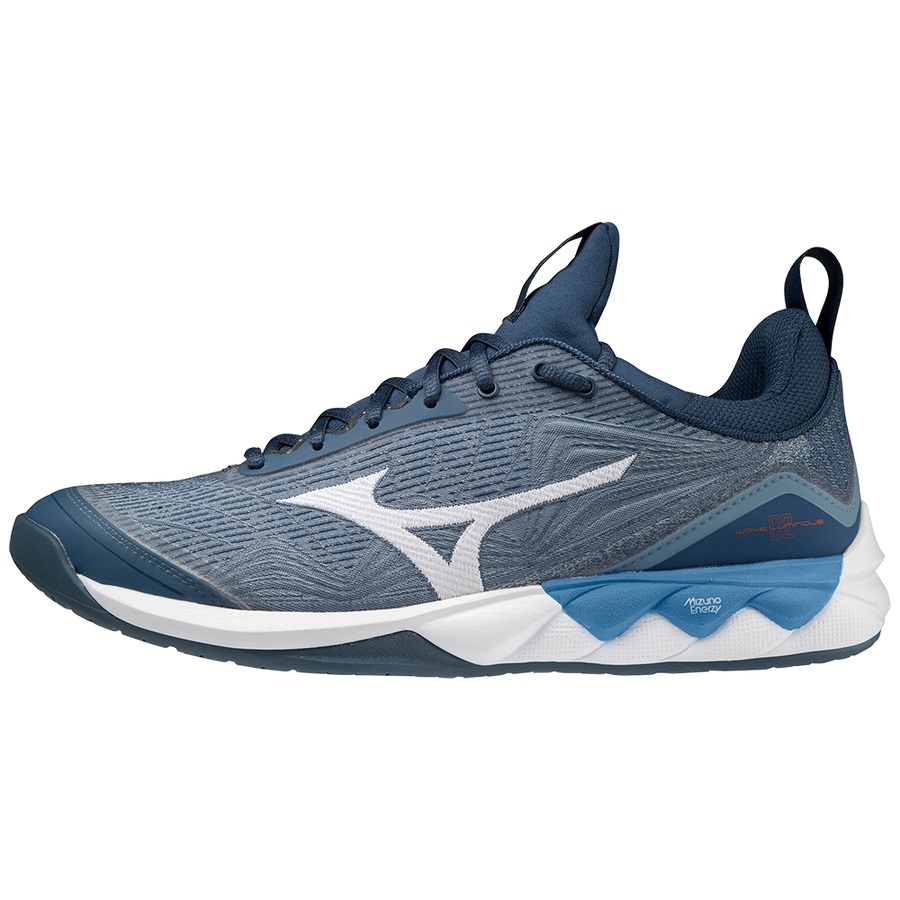 Dark / White / Blue Women\'s Mizuno Wave Luminous 2 Volleyball Shoes | Philippines-183074