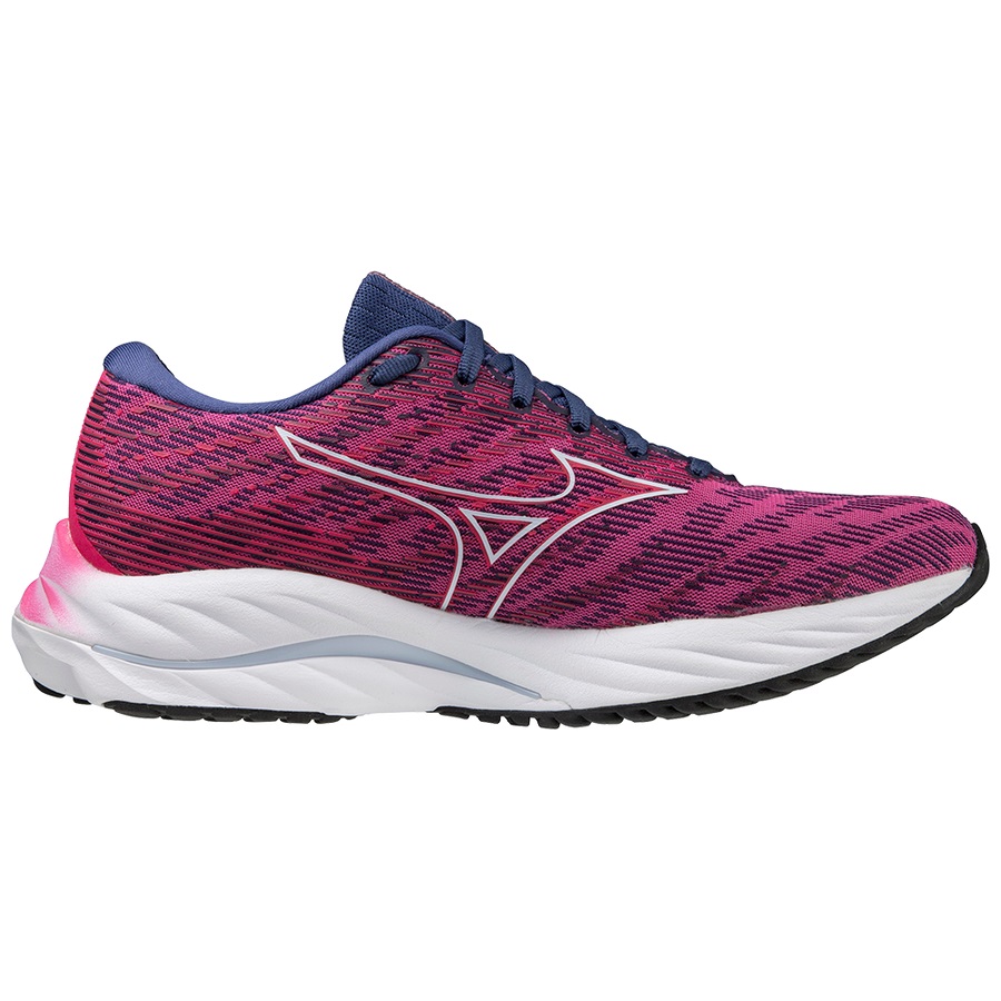 Fuchsia / Blue Women's Mizuno Wave Rider 26 Running Shoes | Philippines-819374