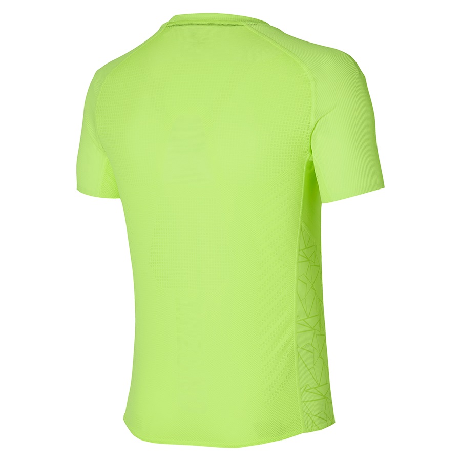 Green Men's Mizuno Aero Tee | Philippines-654301