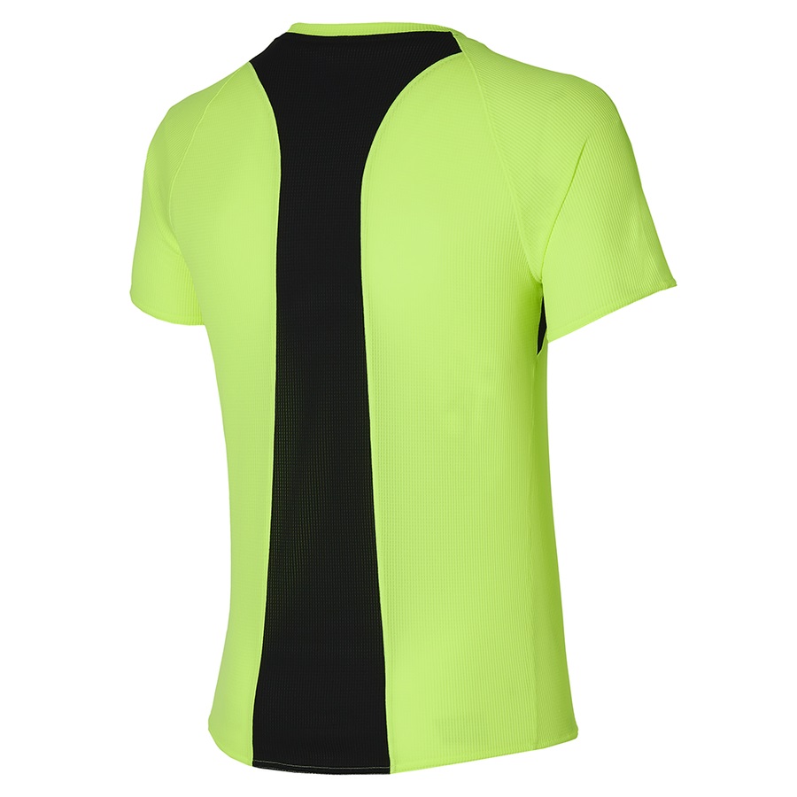 Green Men's Mizuno Dryaeroflow Tee | Philippines-790618