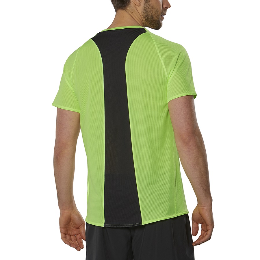 Green Men's Mizuno Dryaeroflow Tee | Philippines-790618