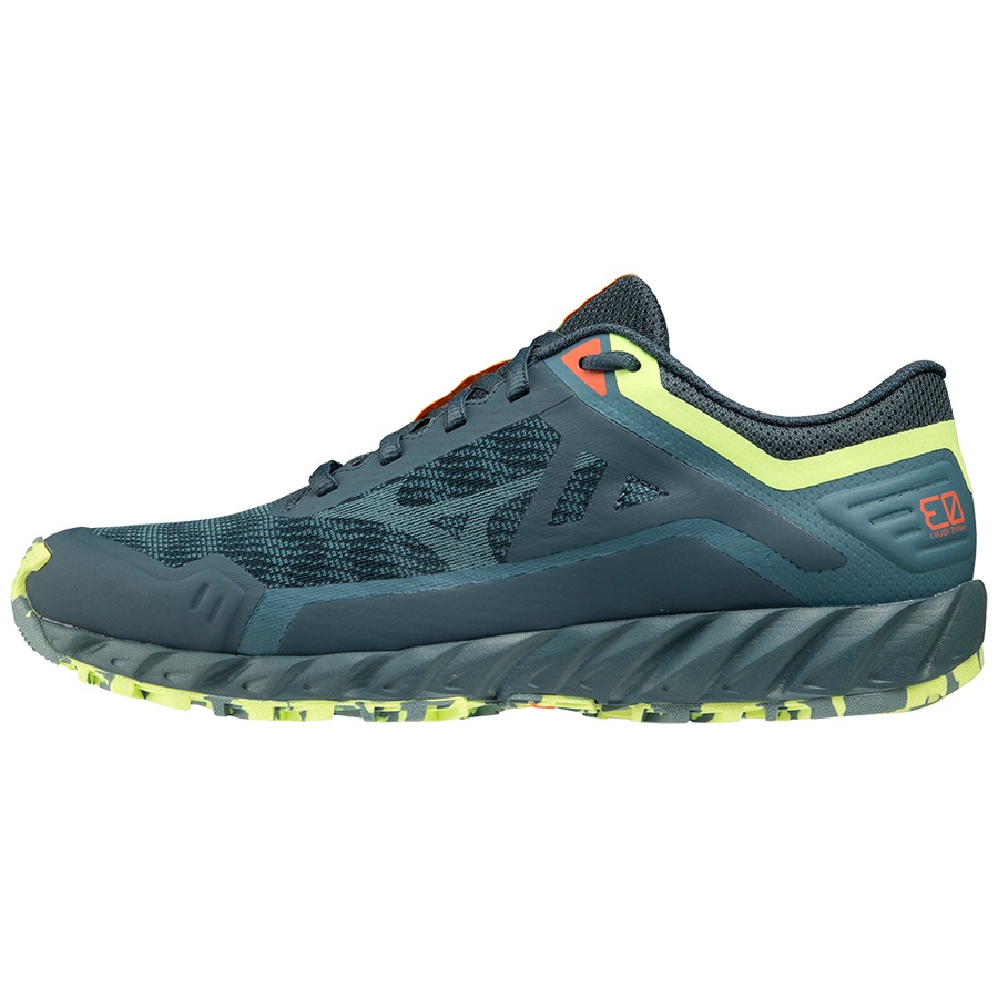 Green Men\'s Mizuno Wave Ibuki 3 Trail Running Shoes | Philippines-796183