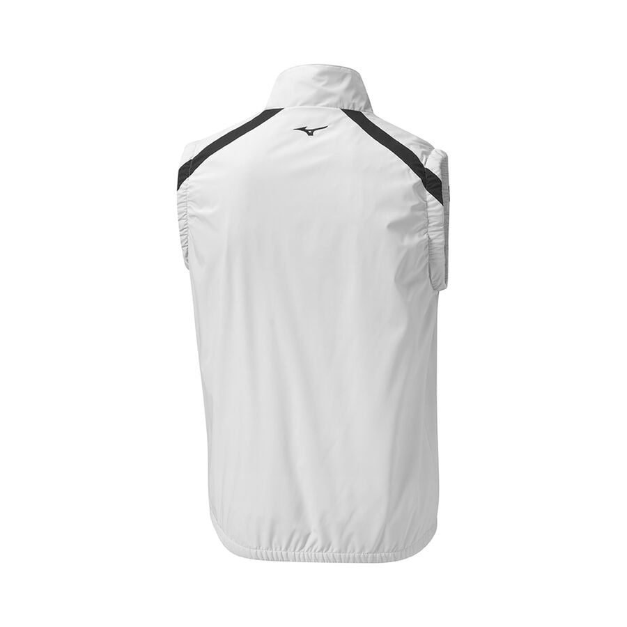 Grey Men's Mizuno Breath Thermo Move Tech Vests | Philippines-937805