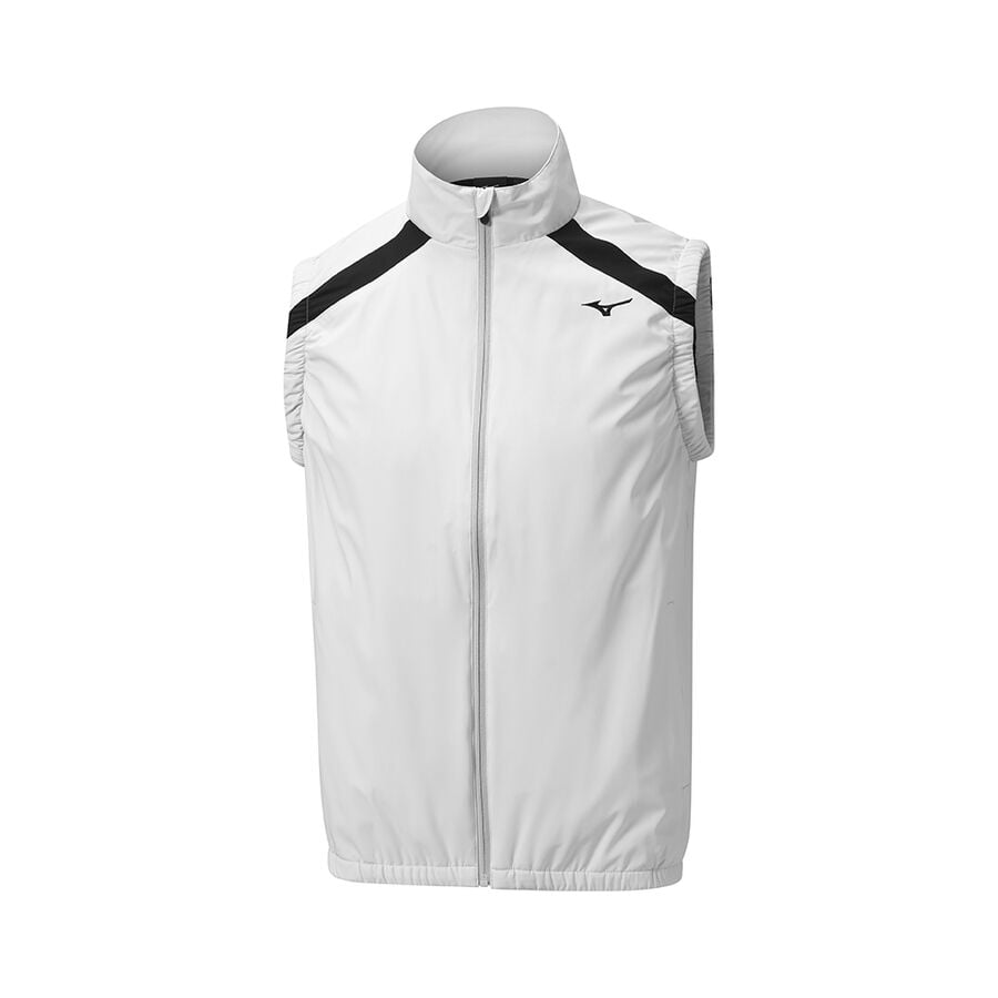 Grey Men\'s Mizuno Breath Thermo Move Tech Vests | Philippines-937805