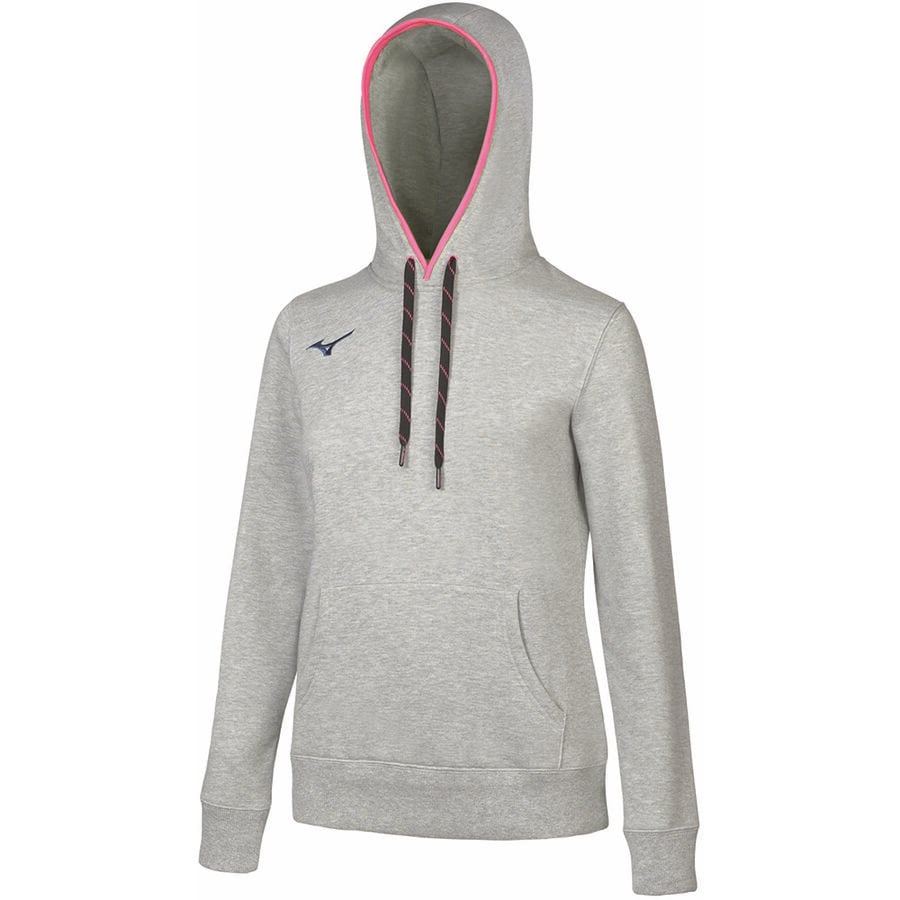 Grey Women\'s Mizuno Wom Sweat Hoodie | Philippines-017263