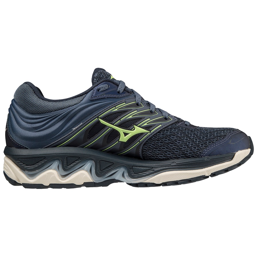 Indigo / Light Green Women's Mizuno Wave Paradox 5 Running Shoes | Philippines-936275