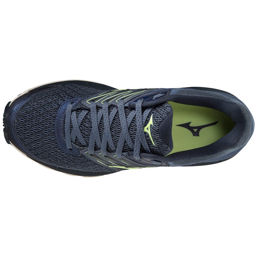 Indigo / Light Green Women's Mizuno Wave Paradox 5 Running Shoes | Philippines-936275