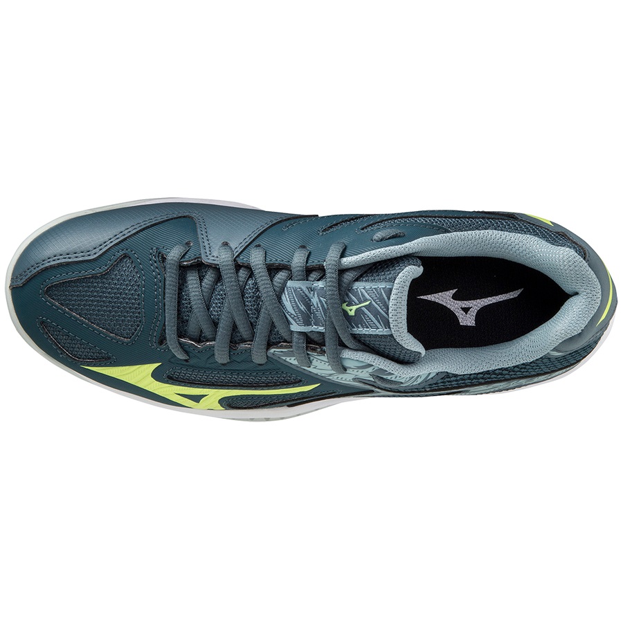 Light Green / Blue Men's Mizuno Lightning Star Z6 Jr Volleyball Shoes | Philippines-576820