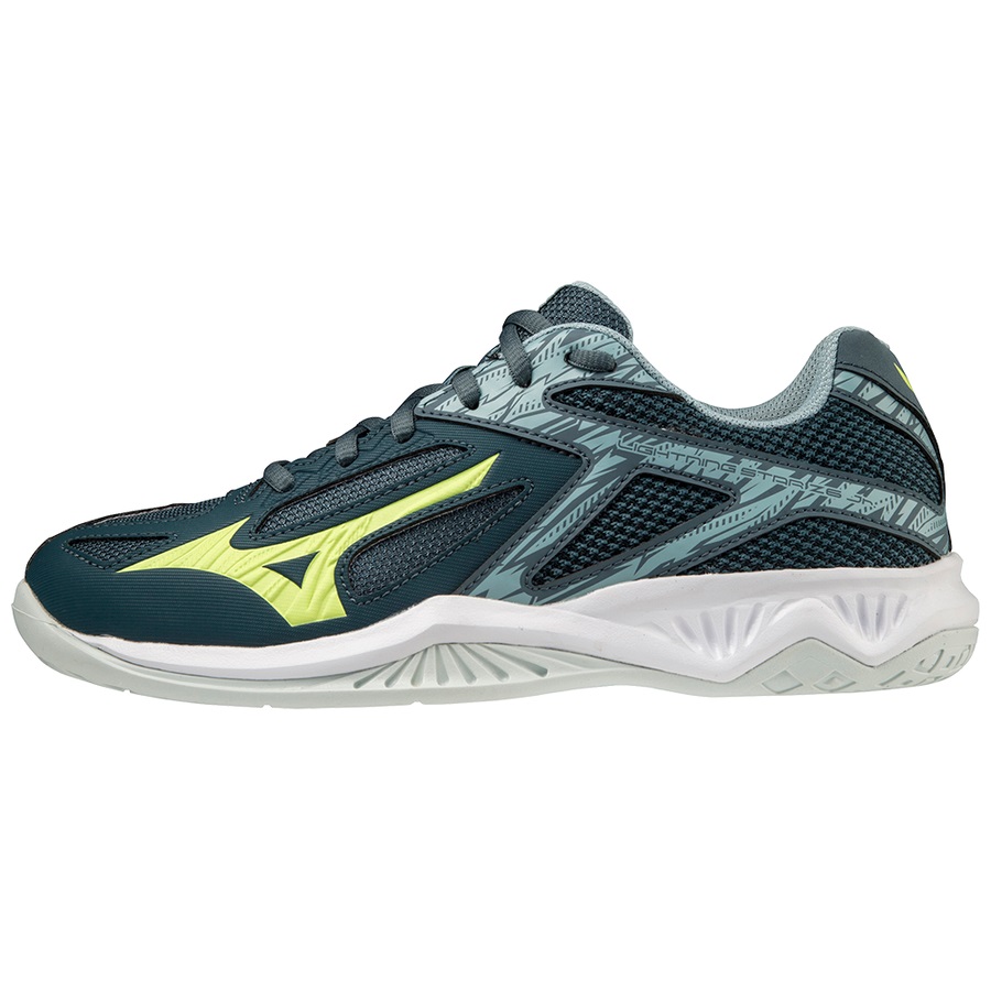 Light Green / Blue Women\'s Mizuno Lightning Star Z6 Jr Volleyball Shoes | Philippines-538140