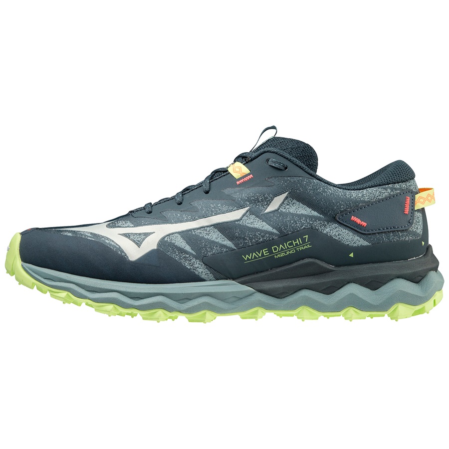 Light Green Men\'s Mizuno Wave Daichi 7 Trail Running Shoes | Philippines-902547