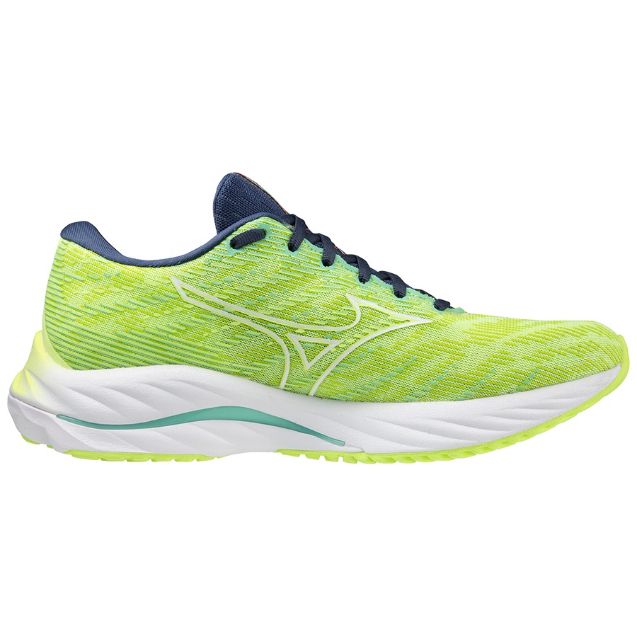 Light Green / White Women's Mizuno Wave Rider 26 Running Shoes | Philippines-013879