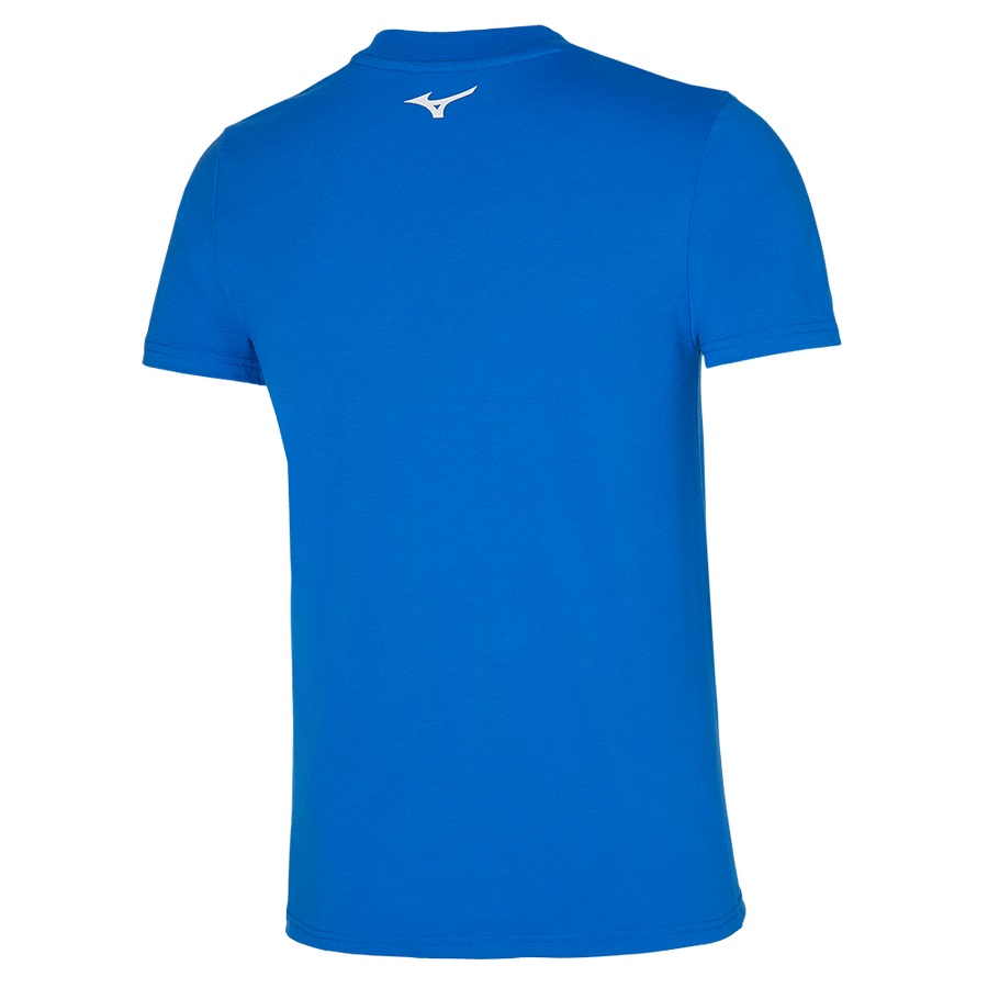 Navy Men's Mizuno Graphic Tee | Philippines-496753