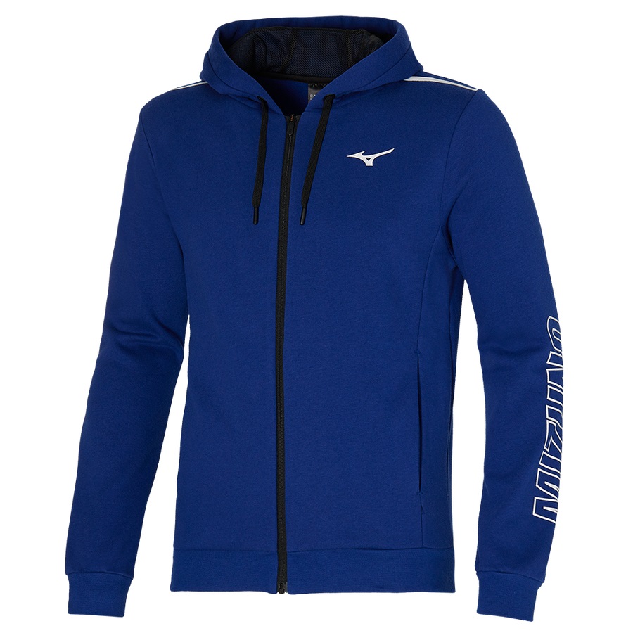 Navy Men\'s Mizuno Mizuno Sweat Jackets | Philippines-073984