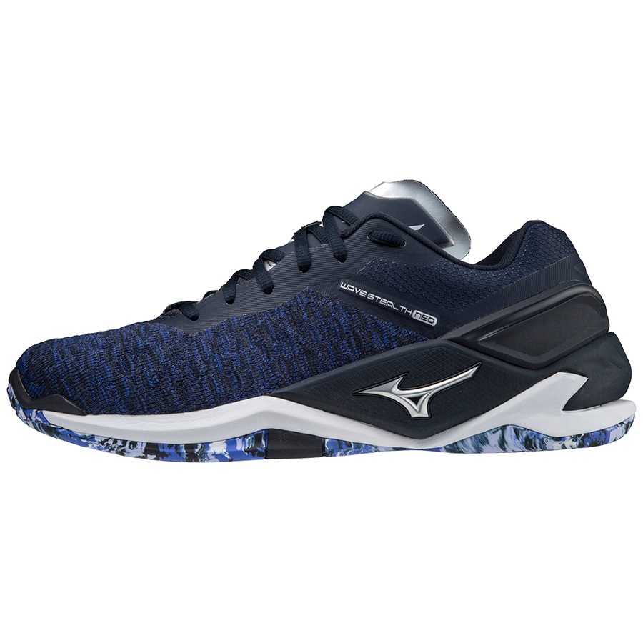 Navy Men\'s Mizuno Wave Stealth Neo Handball Shoes | Philippines-840369