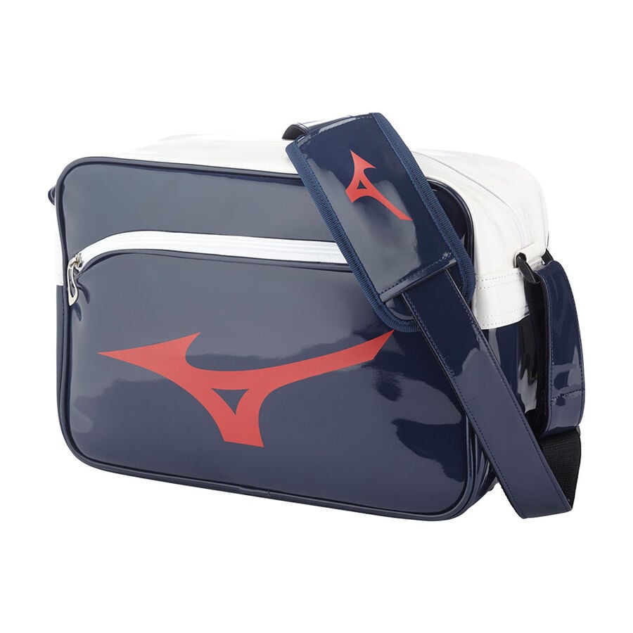 Navy / Red Women\'s Mizuno RB Enamel S Bags | Philippines-589067