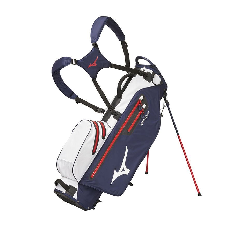 Navy / White Men\'s Mizuno BR-DR1 STAND Bags | Philippines-178523