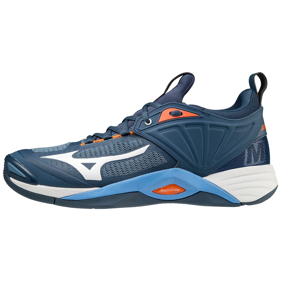 Navy Women\'s Mizuno Wave Momentum 2 Volleyball Shoes | Philippines-314692