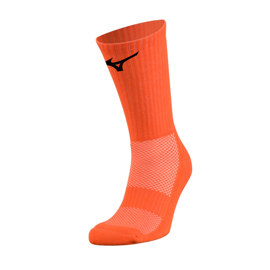 Orange / Black Men\'s Mizuno Handball pair Sports Socks | Philippines-169845