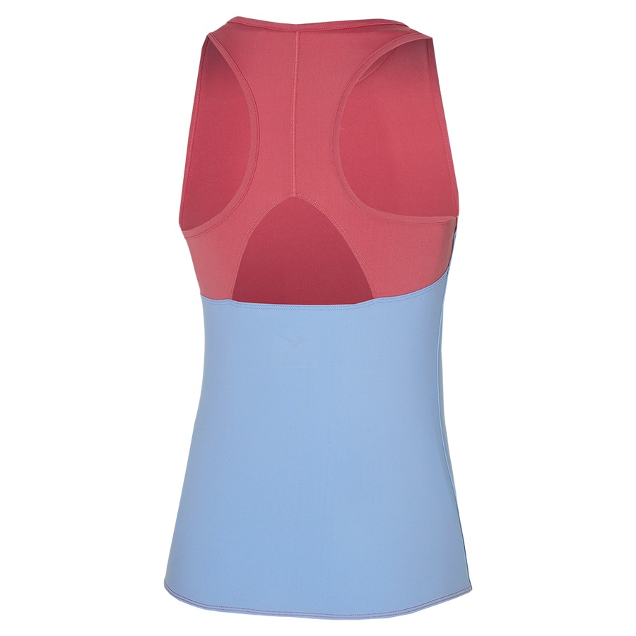 Orange / Blue Women's Mizuno Printed Tank | Philippines-763914