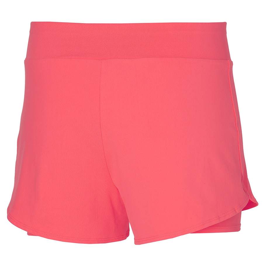 Orange Women's Mizuno Flex Shorts | Philippines-806125