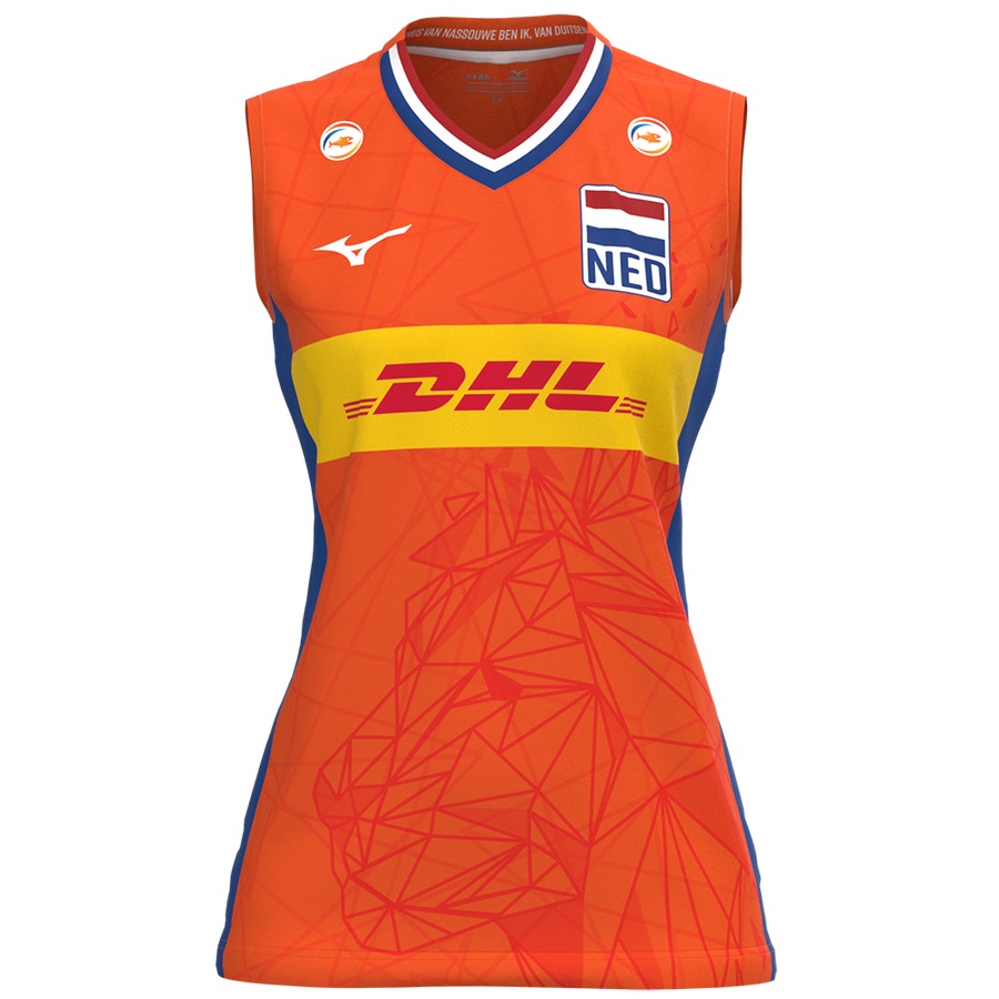 Orange Women\'s Mizuno Nevobo Replica Shirt | Philippines-270418