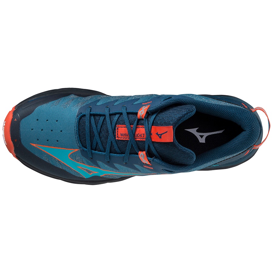 Peacock Men's Mizuno Wave Daichi 7 Trail Running Shoes | Philippines-106275