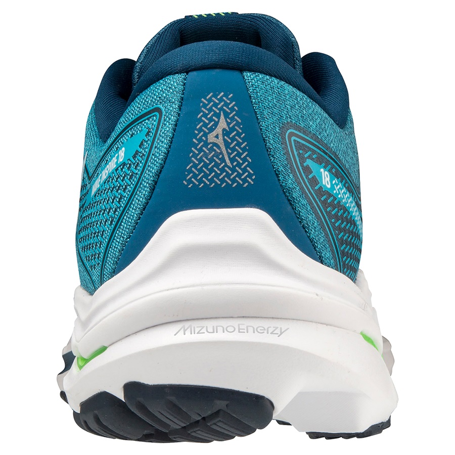 Peacock Men's Mizuno Wave Inspire 18 Running Shoes | Philippines-034218