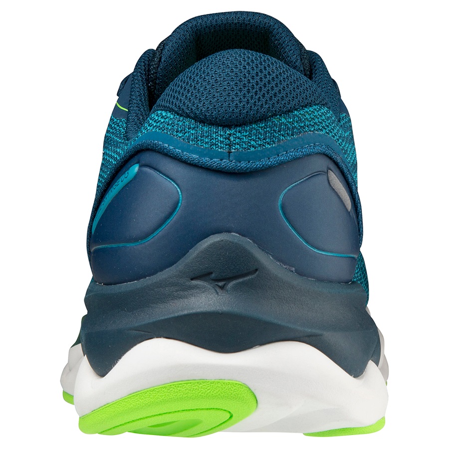 Peacock Men's Mizuno Wave Skyrise 3 Running Shoes | Philippines-045716