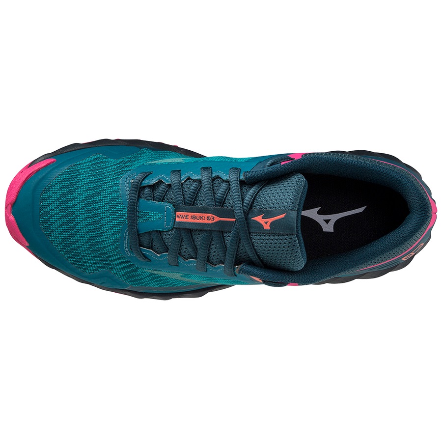 Peacock Women's Mizuno Wave Ibuki 3 Trail Running Shoes | Philippines-598142