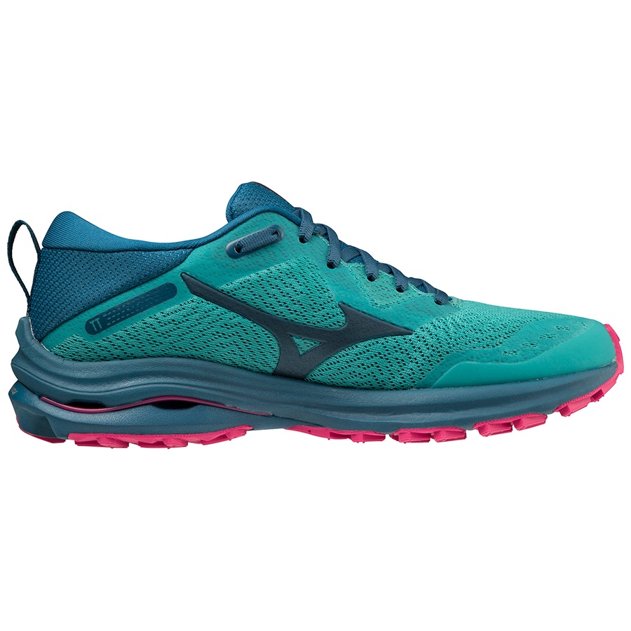 Peacock Women's Mizuno Wave Rider TT Trail Running Shoes | Philippines-287059