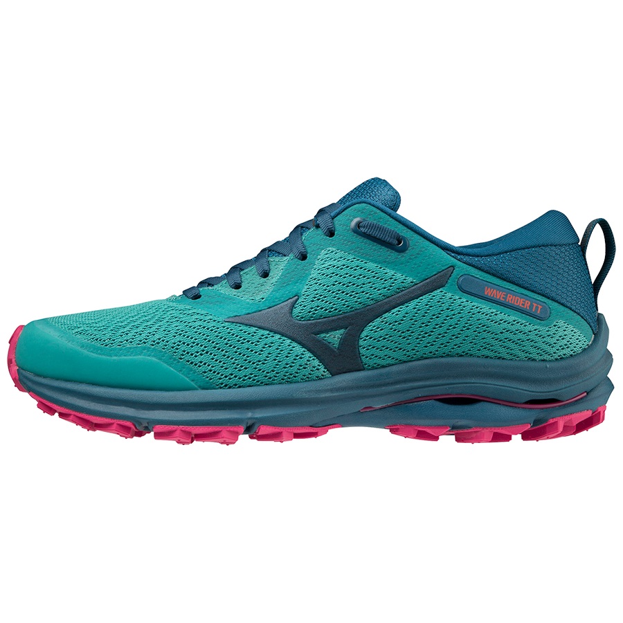 Peacock Women\'s Mizuno Wave Rider TT Trail Running Shoes | Philippines-287059