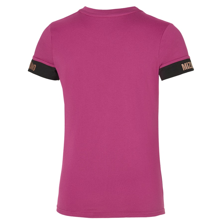 Pink Women's Mizuno Mizuno Tee | Philippines-120346