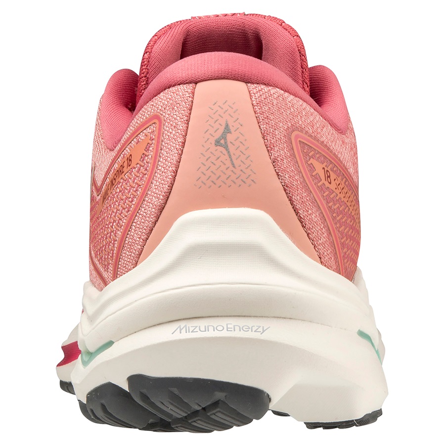 Pink Women's Mizuno Wave Inspire 18 Running Shoes | Philippines-403597