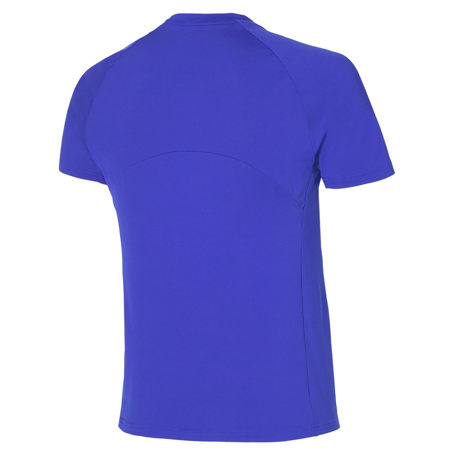 Purple Blue Men's Mizuno Tee | Philippines-863702