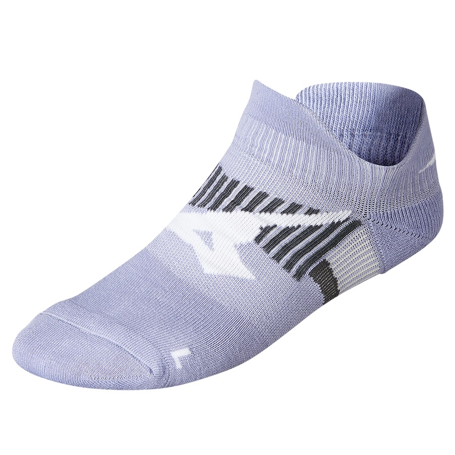 Purple Men\'s Mizuno DryLite Race Mid Sports Socks | Philippines-451783