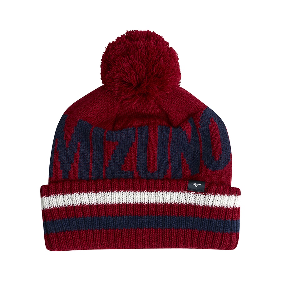 Red Men\'s Mizuno BT Mizuno Bobble Sports Headwear | Philippines-957680