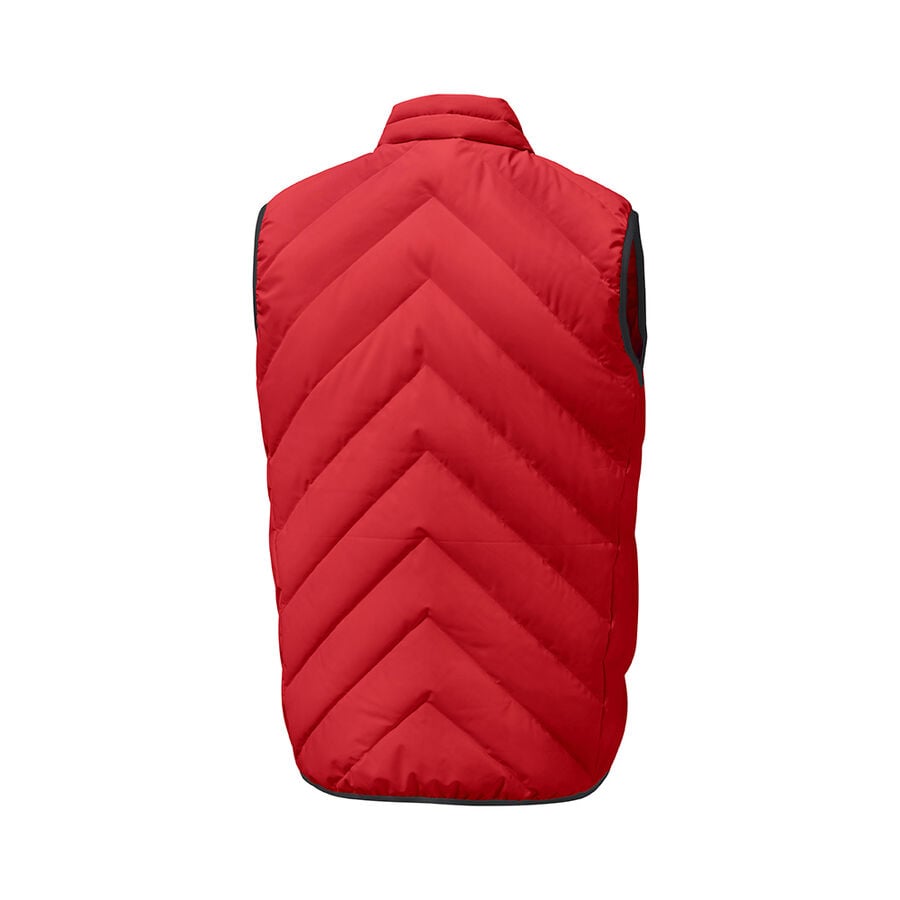 Red Men's Mizuno Breath Thermo Move Down Gilet Jackets | Philippines-176342