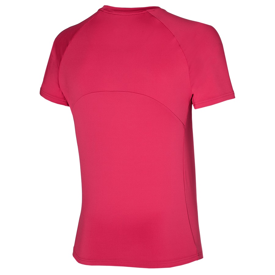 Red Men's Mizuno Tee | Philippines-132069