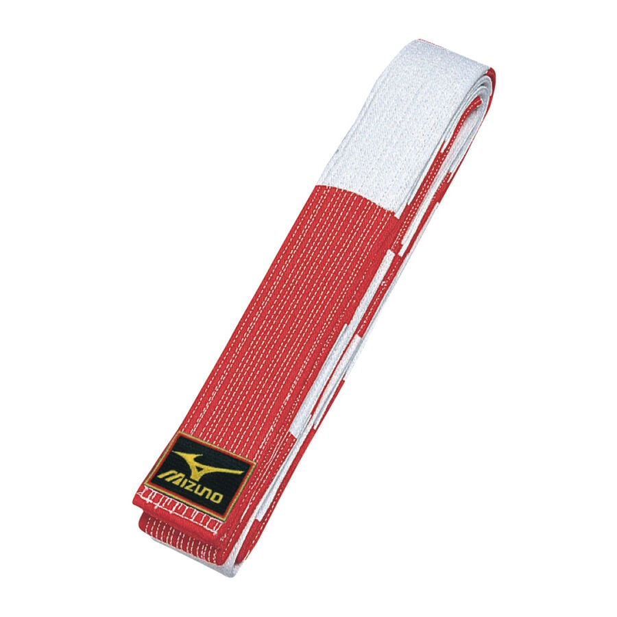 Red / White Men\'s Mizuno Master RB Judo Belts | Philippines-630781