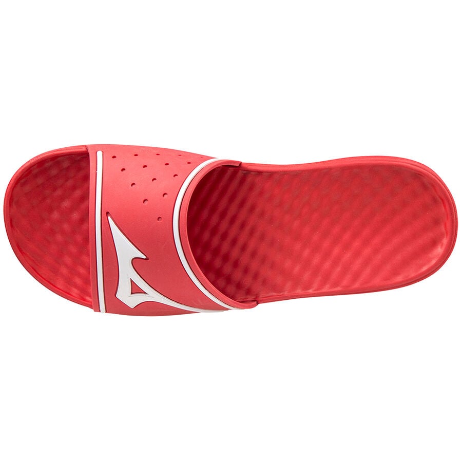 Red / White Men\'s Mizuno Relax Slide 2 Sliders | Philippines-380924