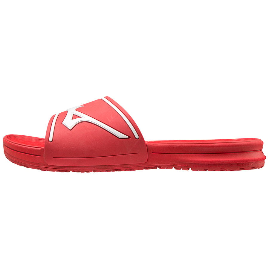 Red / White Women's Mizuno Relax Slide 2 Sliders | Philippines-305264