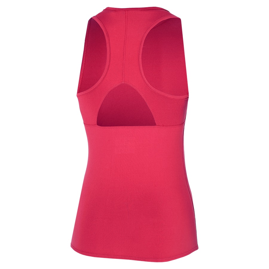 Red Women's Mizuno Printed Tank | Philippines-721054