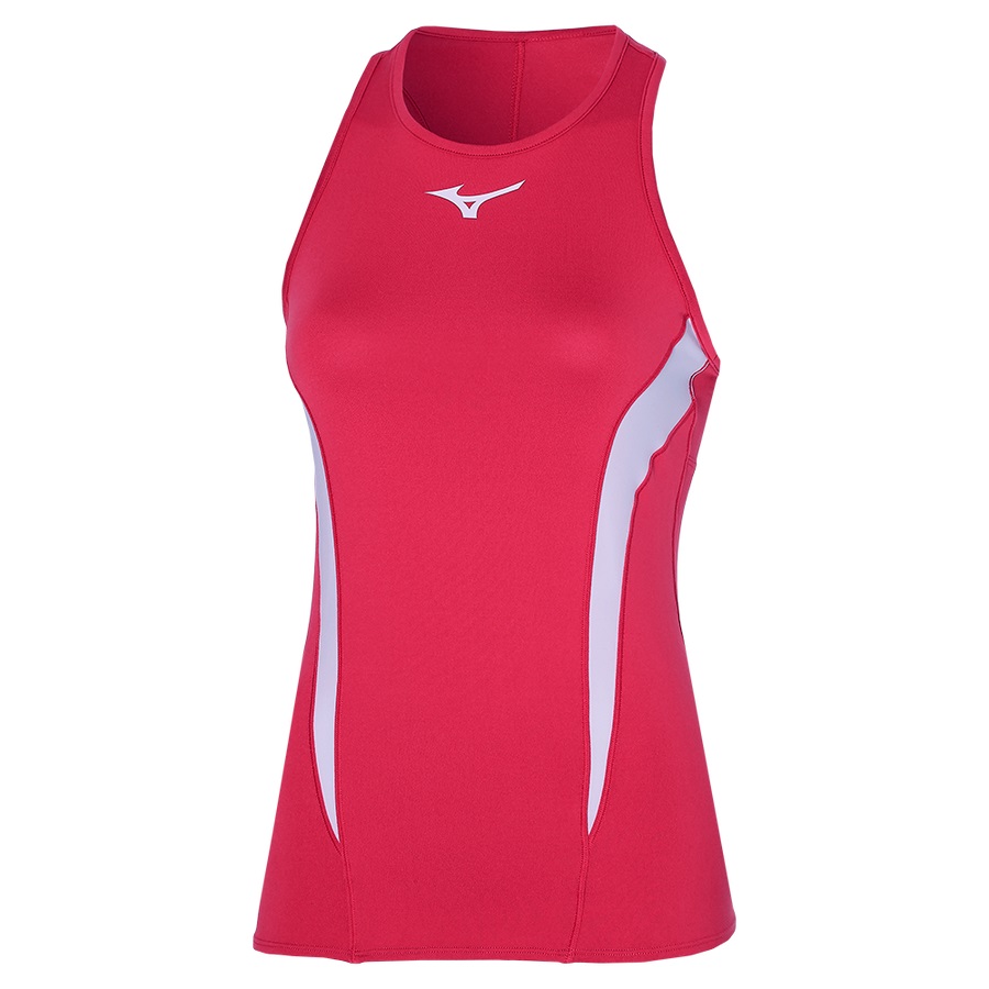 Red Women\'s Mizuno Printed Tank | Philippines-721054