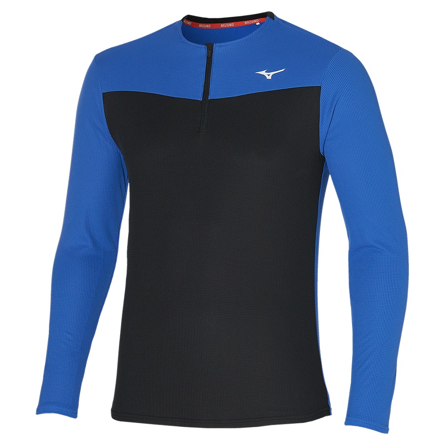 Royal Men\'s Mizuno Dryaeroflow Ls Hz Tops | Philippines-947850