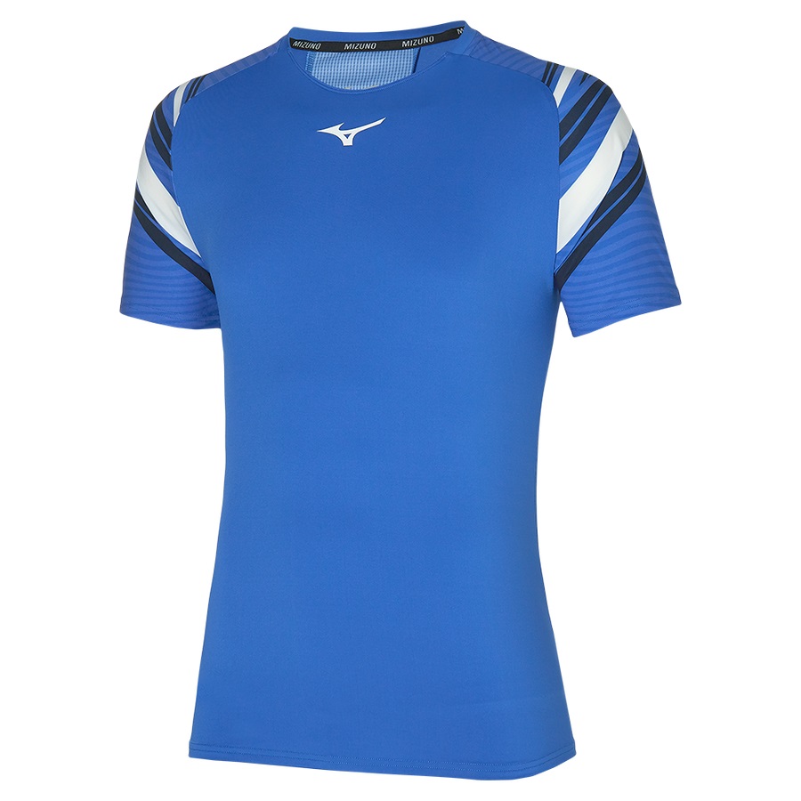 Royal Men\'s Mizuno Shadow Tee | Philippines-269830