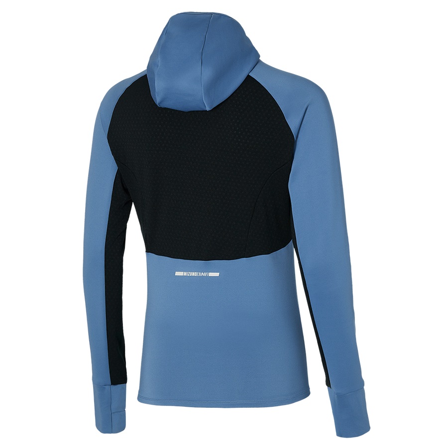 Royal Women's Mizuno Warmalite Hooded Ls Tops | Philippines-679128