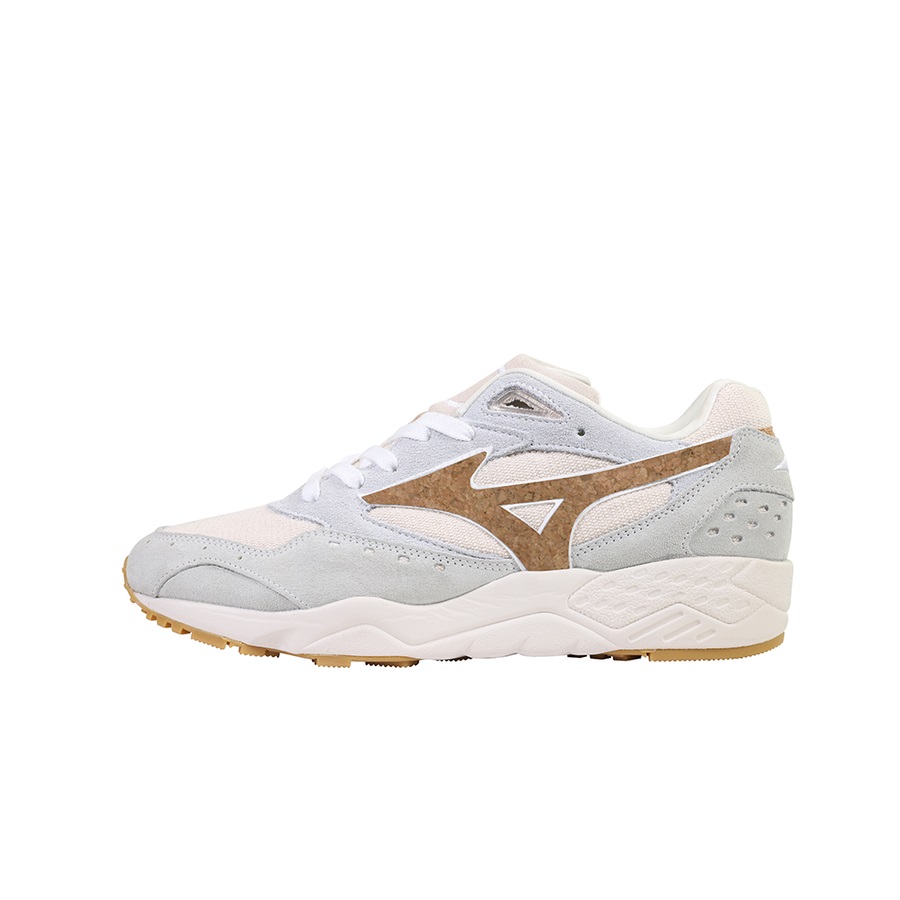 Silver / Beige Women\'s Mizuno Contender Undyed Sneakers | Philippines-301472