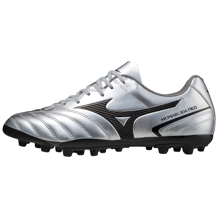 Silver / Black Men\'s Mizuno Monarcida II SEL AG Football Boots | Philippines-098735