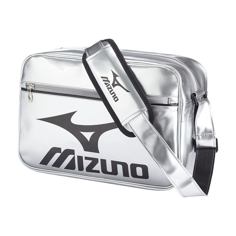 Silver / Black Men\'s Mizuno RB Enamel S Bags | Philippines-486527